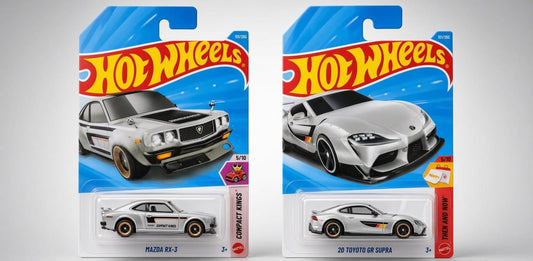 Hotwheels Mazda RX-3 & ’20 Toyota GR Supra: Two Generations of Japanese Performance