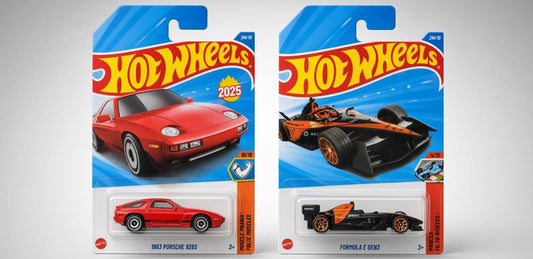Hotwheels 1983 Porsche 928S & Formula E Gen3: From Classic Performance to Electric Racing