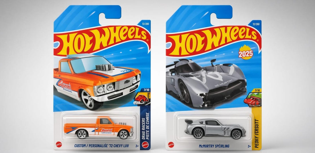 Hotwheels Custom ’72 Chevy LUV & McMurtry Spéirling – Classic Muscle Meets Modern Performance