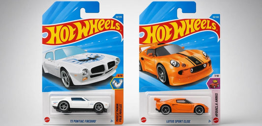 73 Pontiac Firebird & Lotus Sport Elise: A Classic and Modern Hotwheels Collection