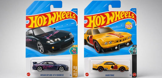 Hotwheels Nissan Skyline GT-R BCNR33 & Vairstrike HW Mods – JDM Legend Meets Futuristic Style