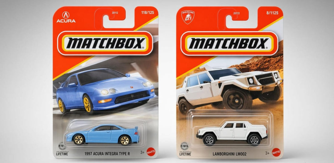 Matchbox Icons: Exploring the 1997 Acura Integra Type R and Lamborghini LM002