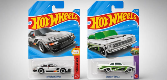 JDM Meets American Classic: Hotwheels Toyota Supra & Chevy Impala