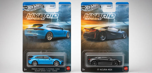 Hotwheels Silver Series: Porsche Panamera Hybrid Turbo & ’17 Acura NSX