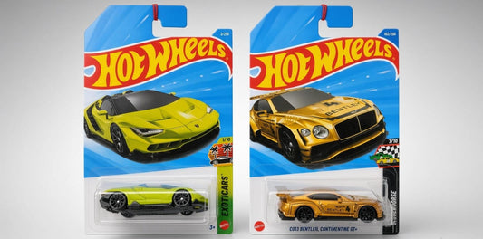 Hotwheels Exoticars – Lamborghini Revuelto & Bentley Continental GT3