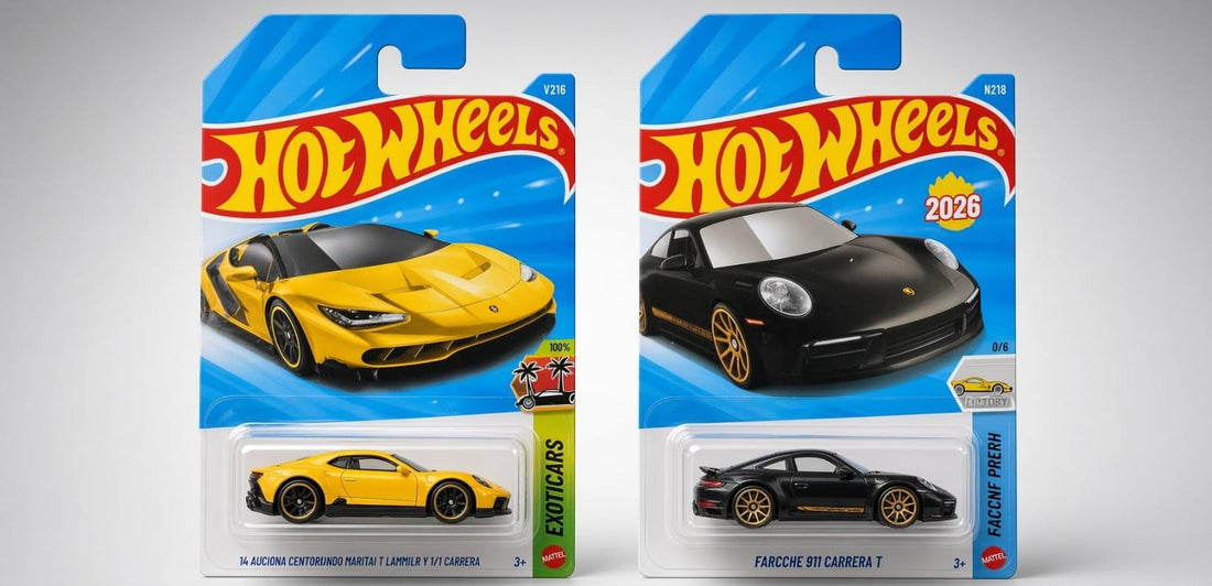 Hotwheels Supercar Collection – Lamborghini Centenario & Porsche 911