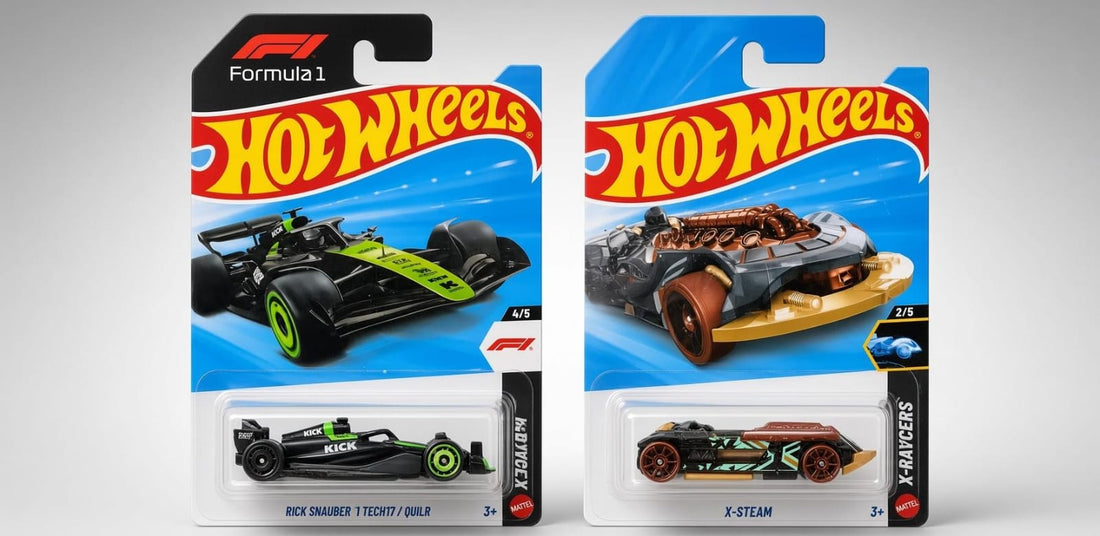 Hotwheels F1 & X-Steam: A Perfect Mix of Racing Performance and Futuristic Design