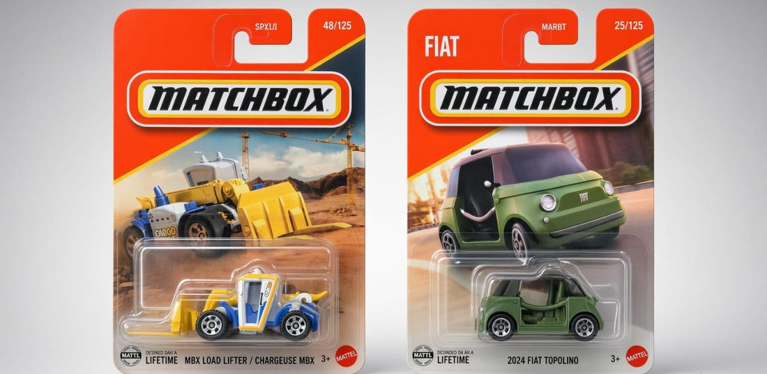 From Heavy Duty to City Compact: Matchbox MBX Load Lifter & Fiat Topolino