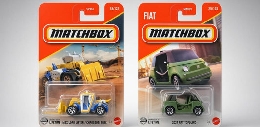 From Heavy Duty to City Compact: Matchbox MBX Load Lifter & Fiat Topolino