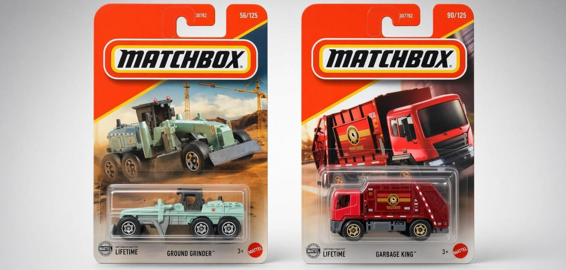 Matchbox Die-Cast Collection: Ground Grinder Meets Garbage King
