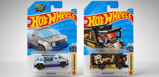 Hotwheels Truck Collection Rapid Pulse & Raijin Express