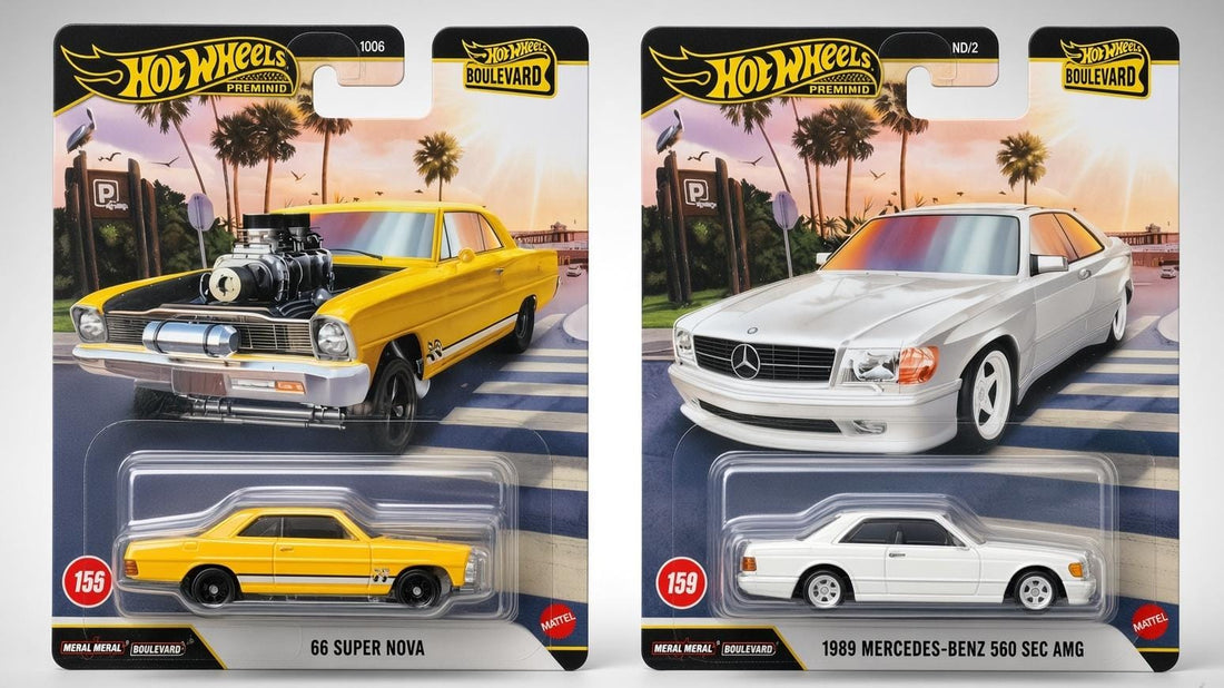 Hotwheels Boulevard Showdown: American Muscle vs AMG Luxury