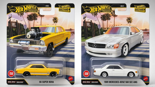 Hotwheels Boulevard Showdown: American Muscle vs AMG Luxury
