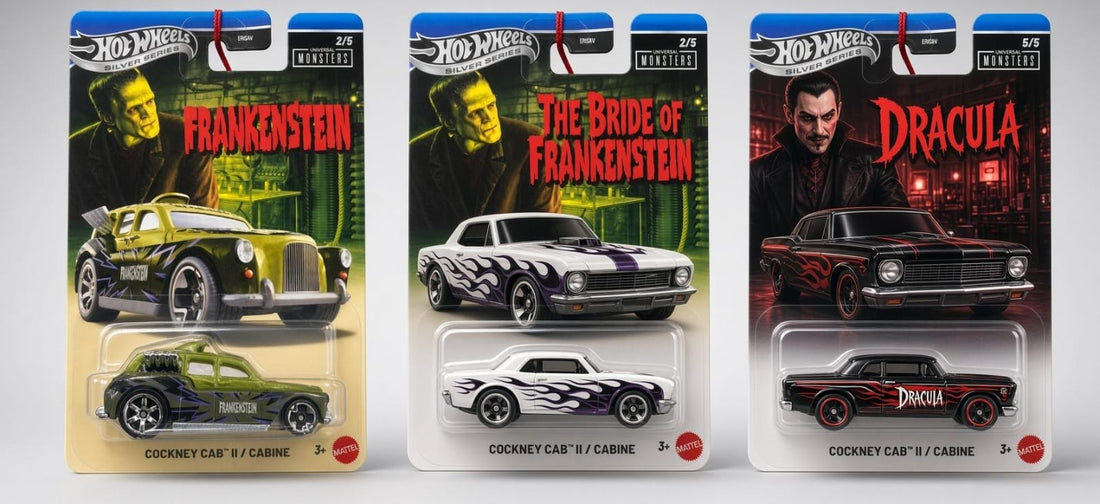The Dark Side of Hotwheels: Frankenstein, Bride & Dracula