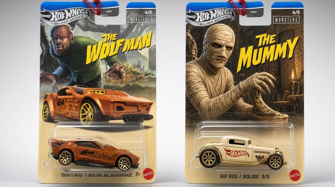 Hotwheels Universal Monsters: The Wolfman & The Mummy
