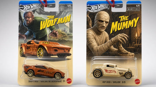Hotwheels Universal Monsters: The Wolfman & The Mummy