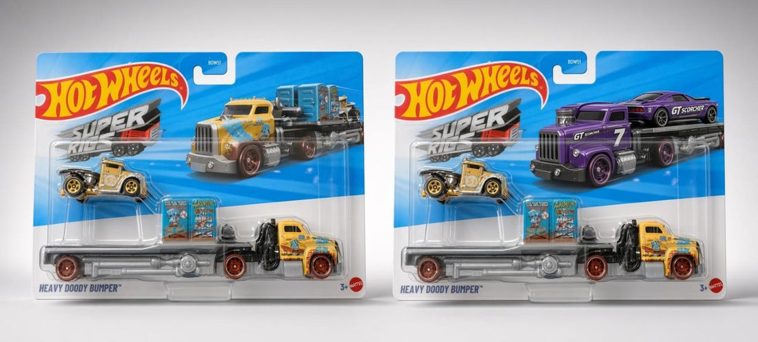 Hotwheels Super Rigs Heavy Doody Bumper  Bold Diecast Trucks & Racing Style Collection