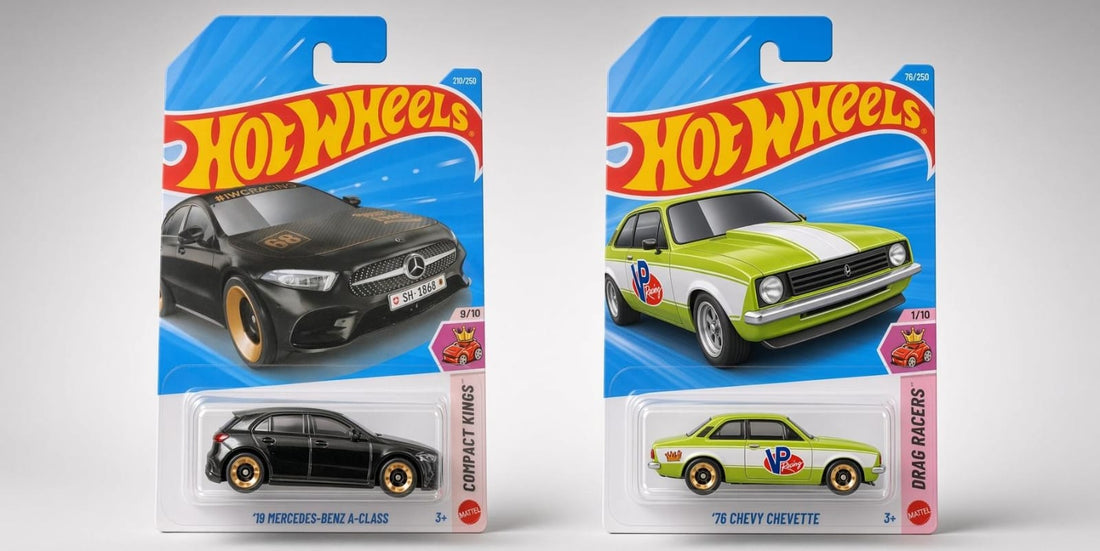 Hotwheels ’19 Mercedes-Benz A-Class & ’76 Chevy Chevette Collection