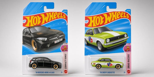 Hotwheels ’19 Mercedes-Benz A-Class & ’76 Chevy Chevette Collection