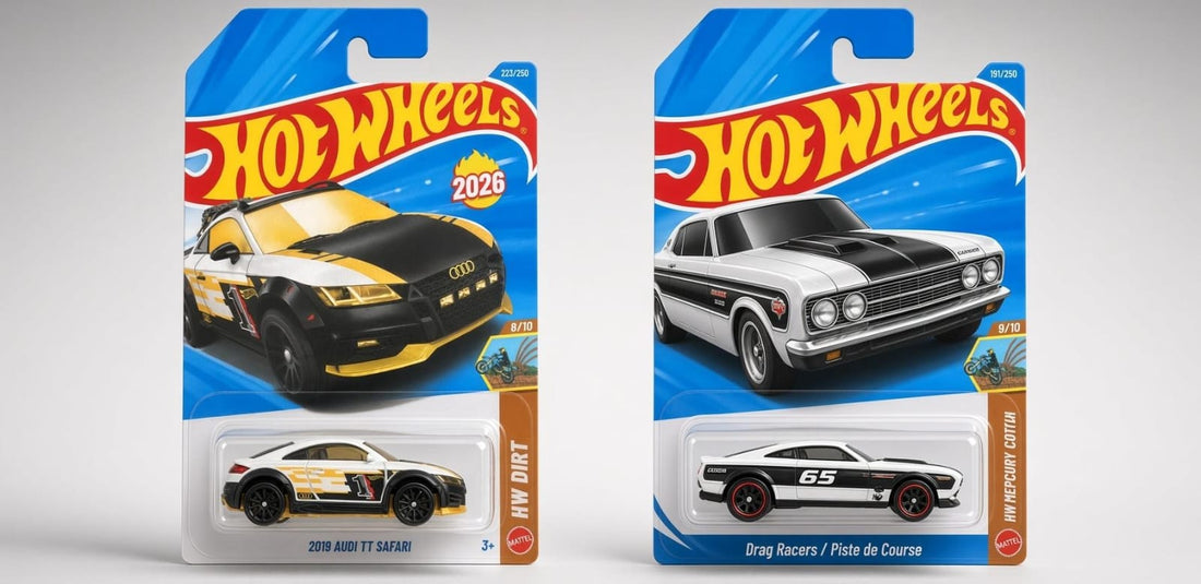 Hotwheels Racing Collection 2019 Audi TT Safari & ’65 Mercury Comet