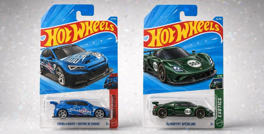 Hotwheels Racing & Exotic Collection: CUPRA e-Racer and McMurtry Spéirling