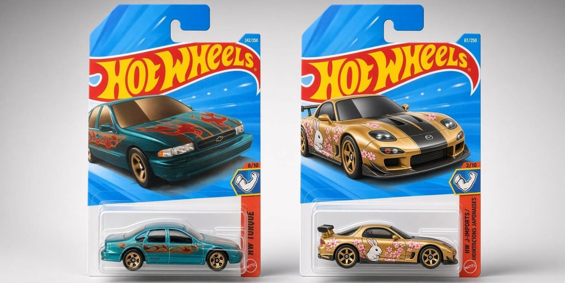 HotWheels 2026 Collection: Exploring the ’96 Chevrolet Impala SS and Mazda RX-7