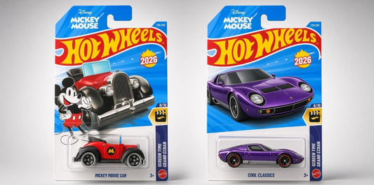 HotWheels 2026 Collection: Exploring the Mickey Mouse Car and Lamborghini Miura SV