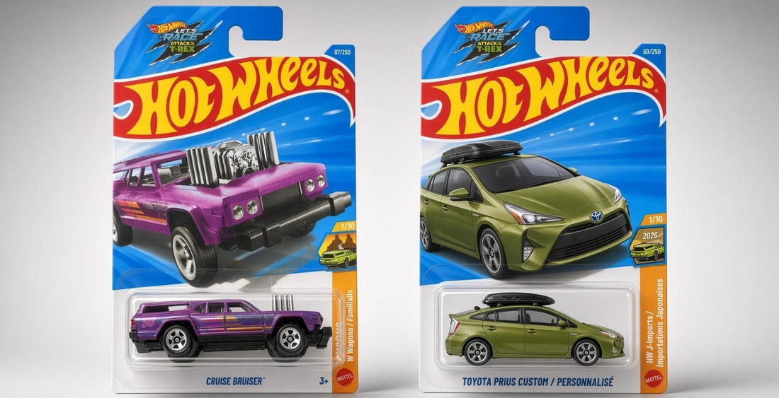 HotWheels 2026 Collection: Cruise Bruiser Meets Toyota Prius Custom