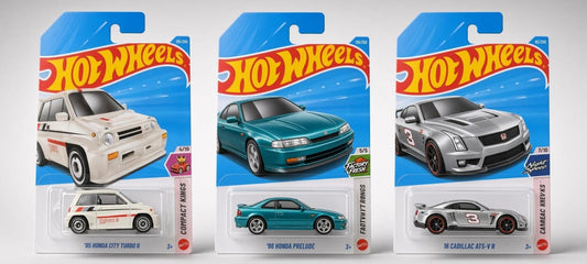 HotWheels 2026: Three Iconic Cars from JDM to GT Racing