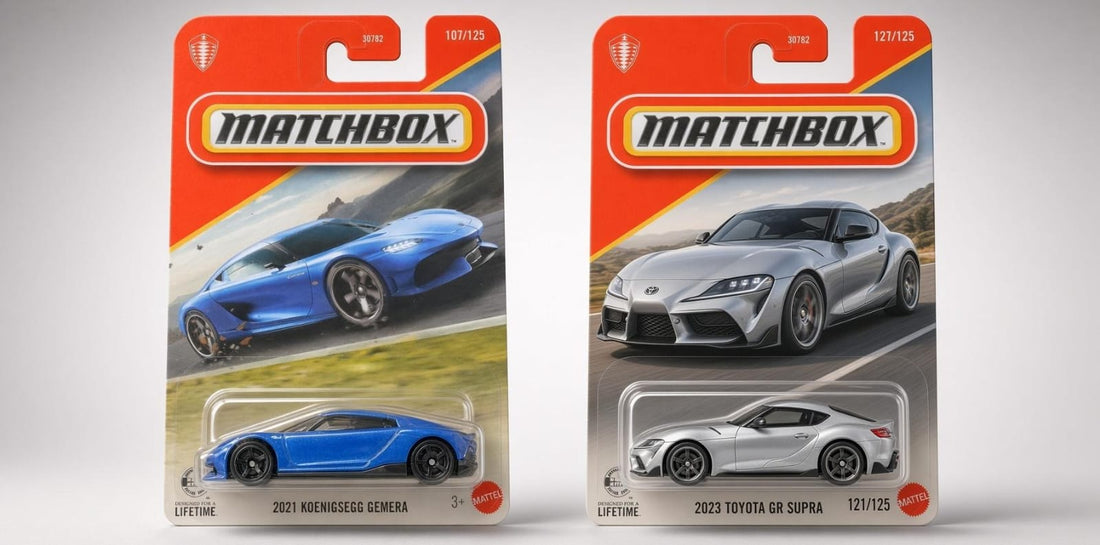 New Matchbox 2026 Collection: Koenigsegg Gemera & Toyota GR Supra