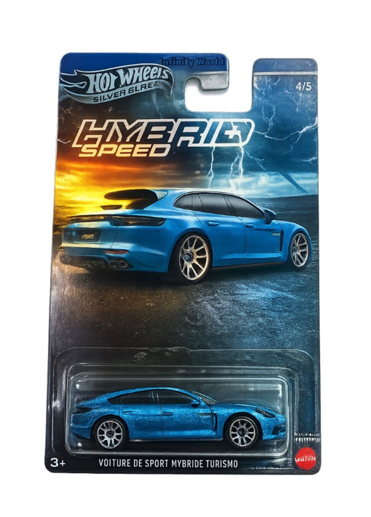 HotWheels Silver Series Porsche Panamera Turbo S E-Hybrid Sport Voiture De Sport Hybride Turismo
