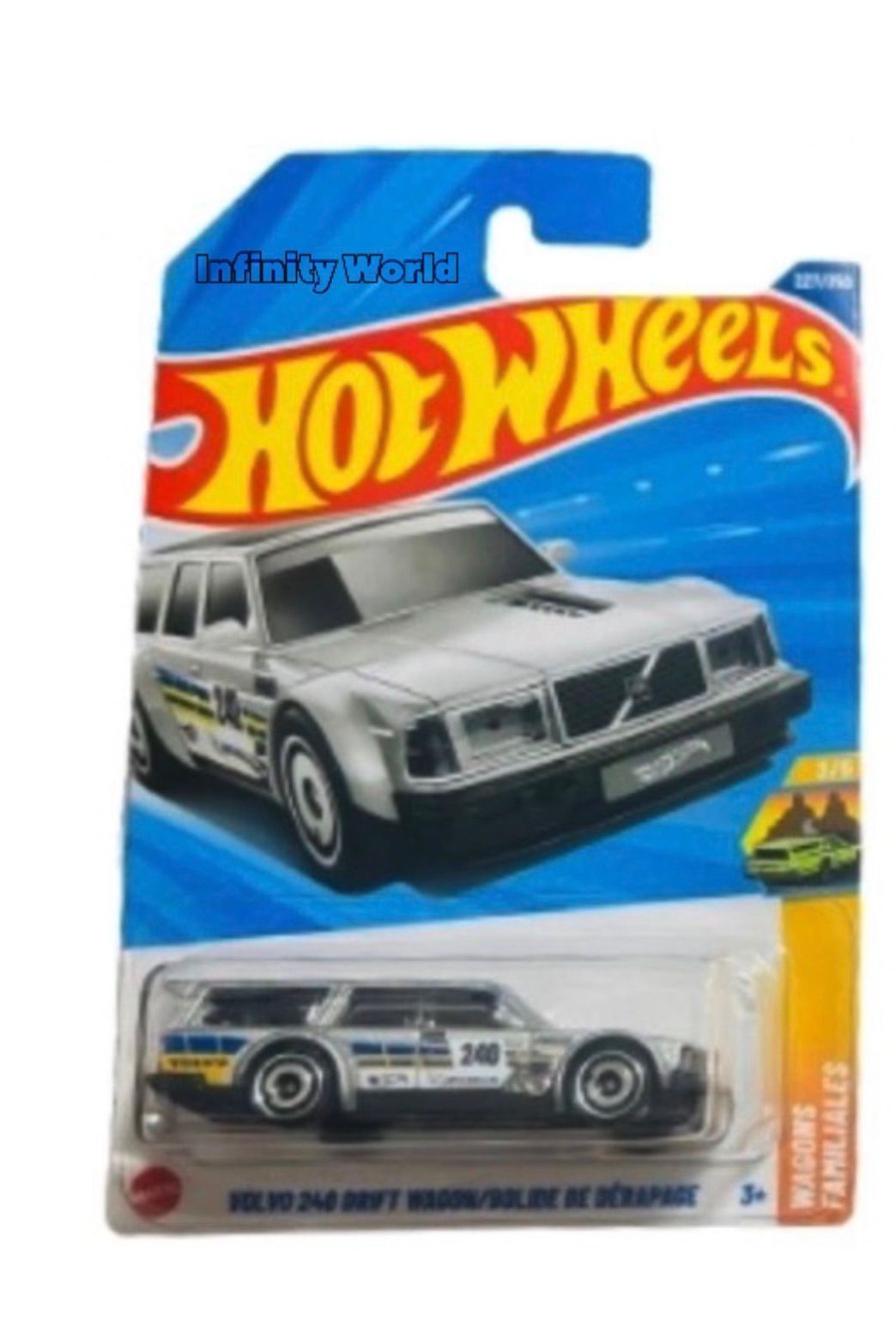 HotWheels Volvo 240 Drift Wagon/Bolide De Derapage