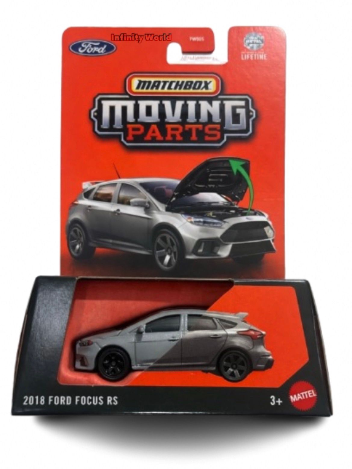 Matchbox Moving Parts 2018 Ford Focus RS