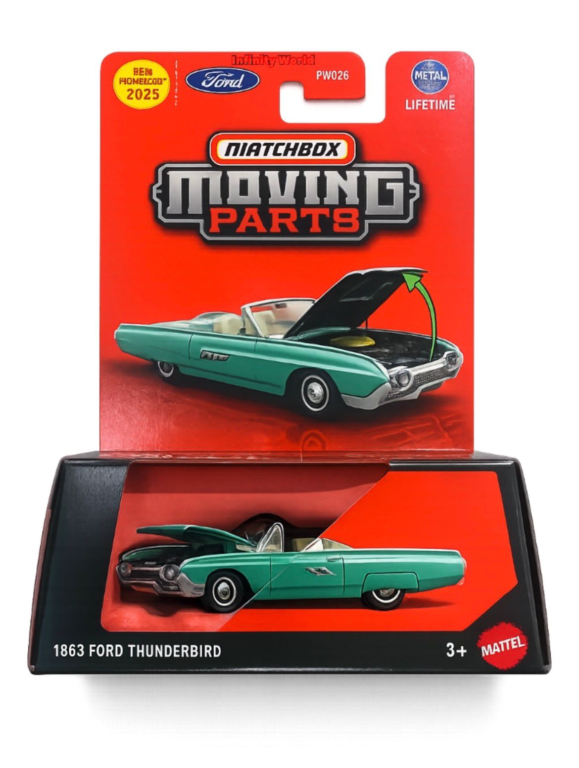 Matchbox Moving Parts 1963 Ford ThunderBird