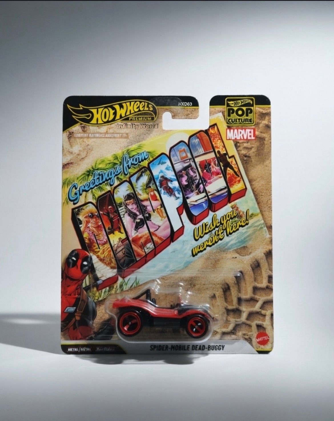 Hotwheels Pop Culture Spider-Mobile Dead- Buggy