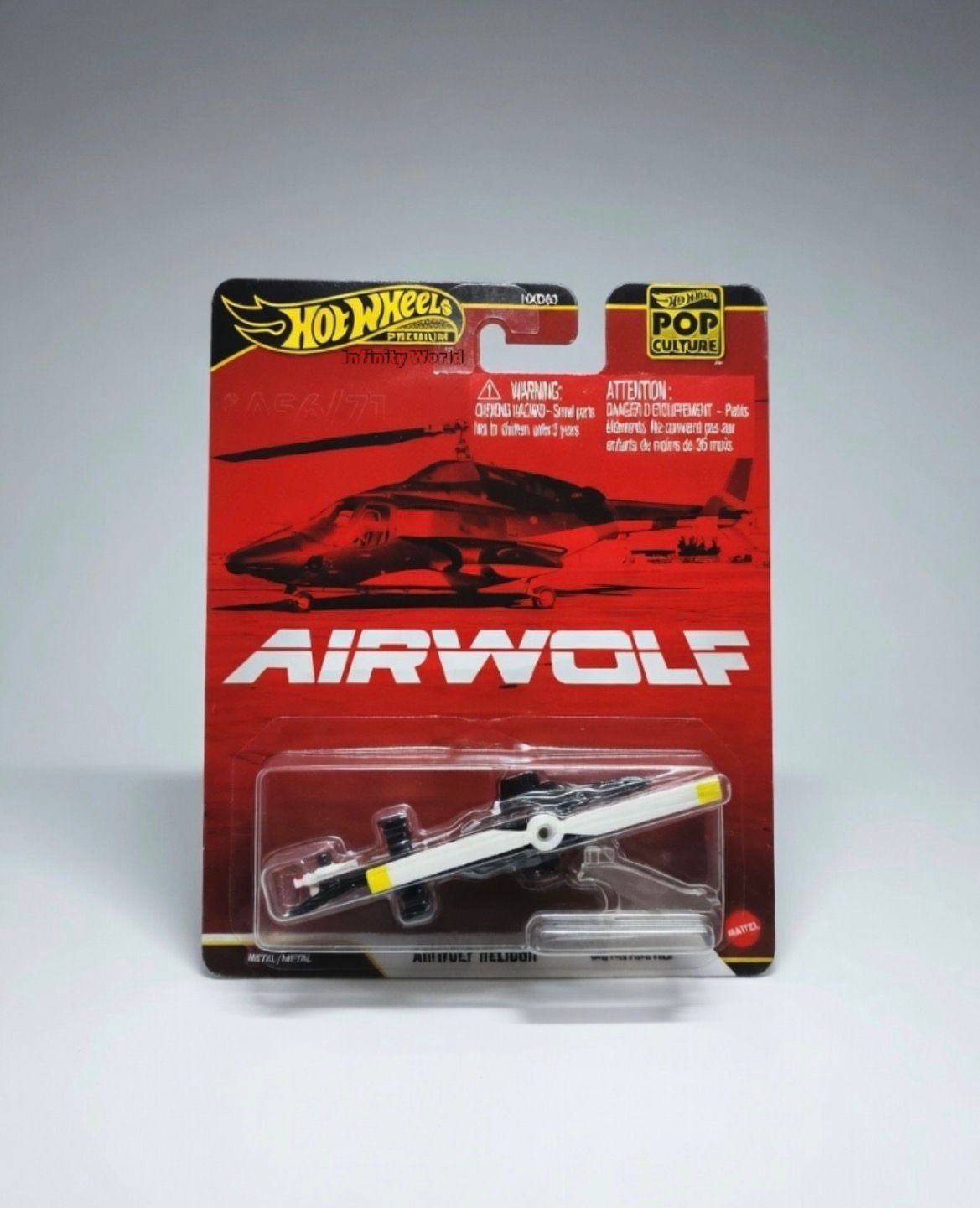Hotwheels Pop Culture Airwolf Helicopter /Helicoptere