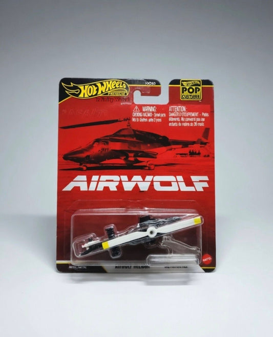 Hotwheels Pop Culture Airwolf Helicopter /Helicoptere