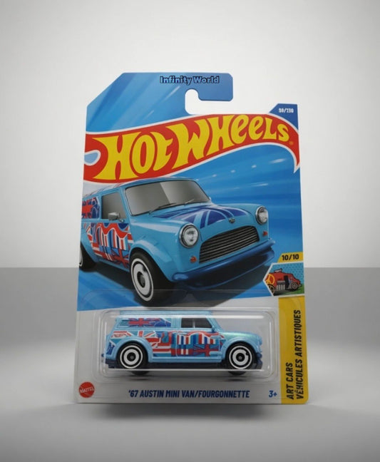 Hotwheels '67 Austin Mini Van /Fourgonnete