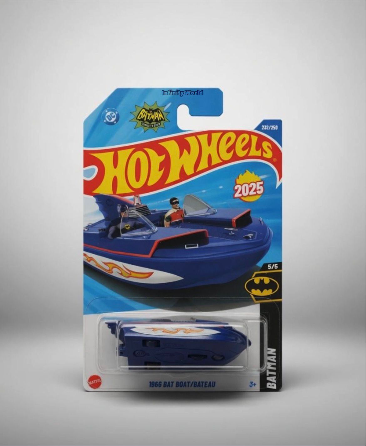 Hotwheels 1966 Bat Boat/ Bateau