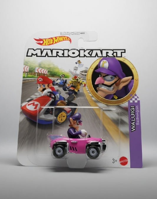 Hotwheels Mario Kart Waluigi