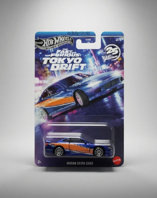 HotWheels Silver Series Fast& Furious Nissan Silvia (S15)