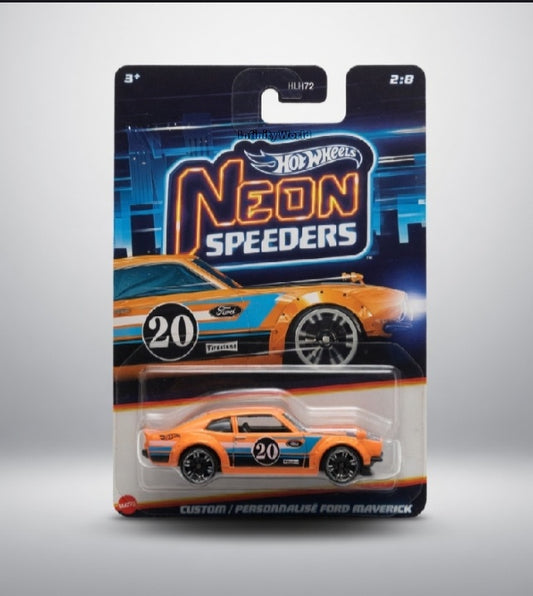 Hotwheels Neon Speeders Custom/Pesonnalise Ford Maverick