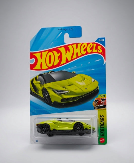 Hotwheels '16 Lamborghini Centenario Roadster/Cabriolet Decapotable Exoticars