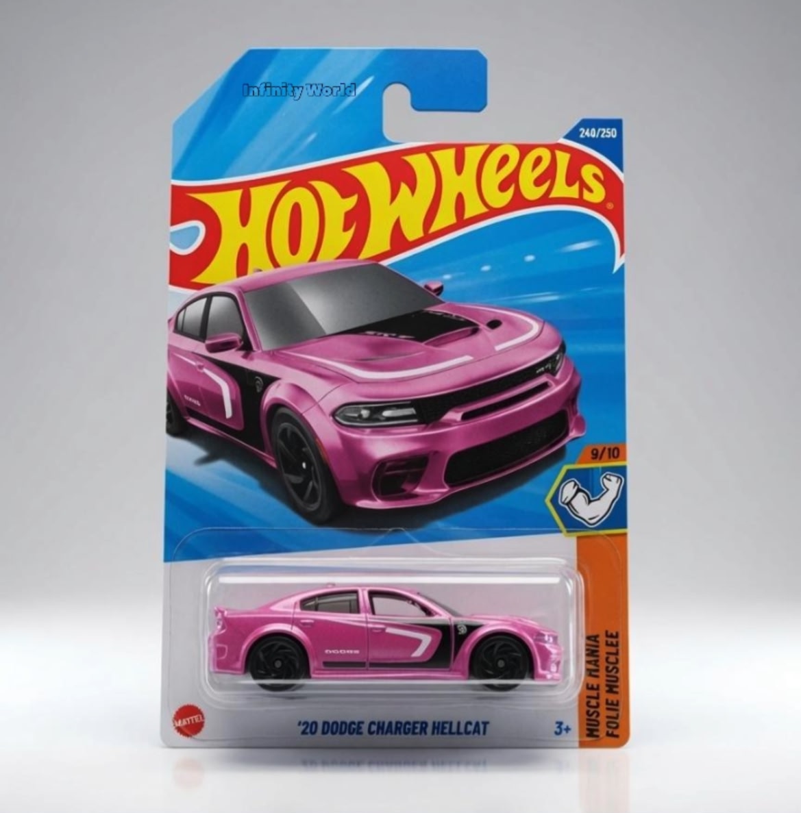 Hotwheels '20Dodge Charger Hellcat Muscle Mania Folie Musclee