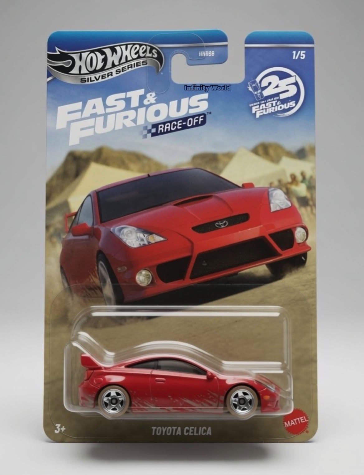 Hotwheels Silver Series Fast and Furious Toyota Celica