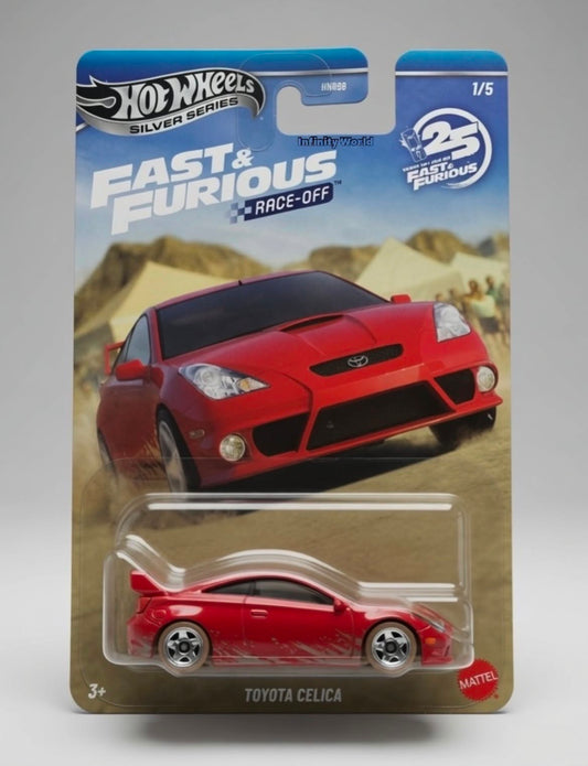 Hotwheels Silver Series Fast and Furious Toyota Celica
