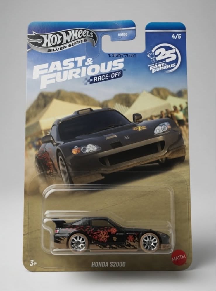 Hotwheels Silver Series Fast and Furious Honda S2000