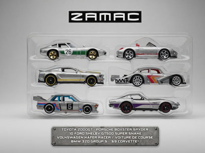 Hotwheels Silver SeriesVolkswagen Golf MK2, Porsche 911 Gt3,Aston Martin One-77'92Bmw M3 ,'73Volvo 142 Gl , '16 Mercedes-Amg GT3