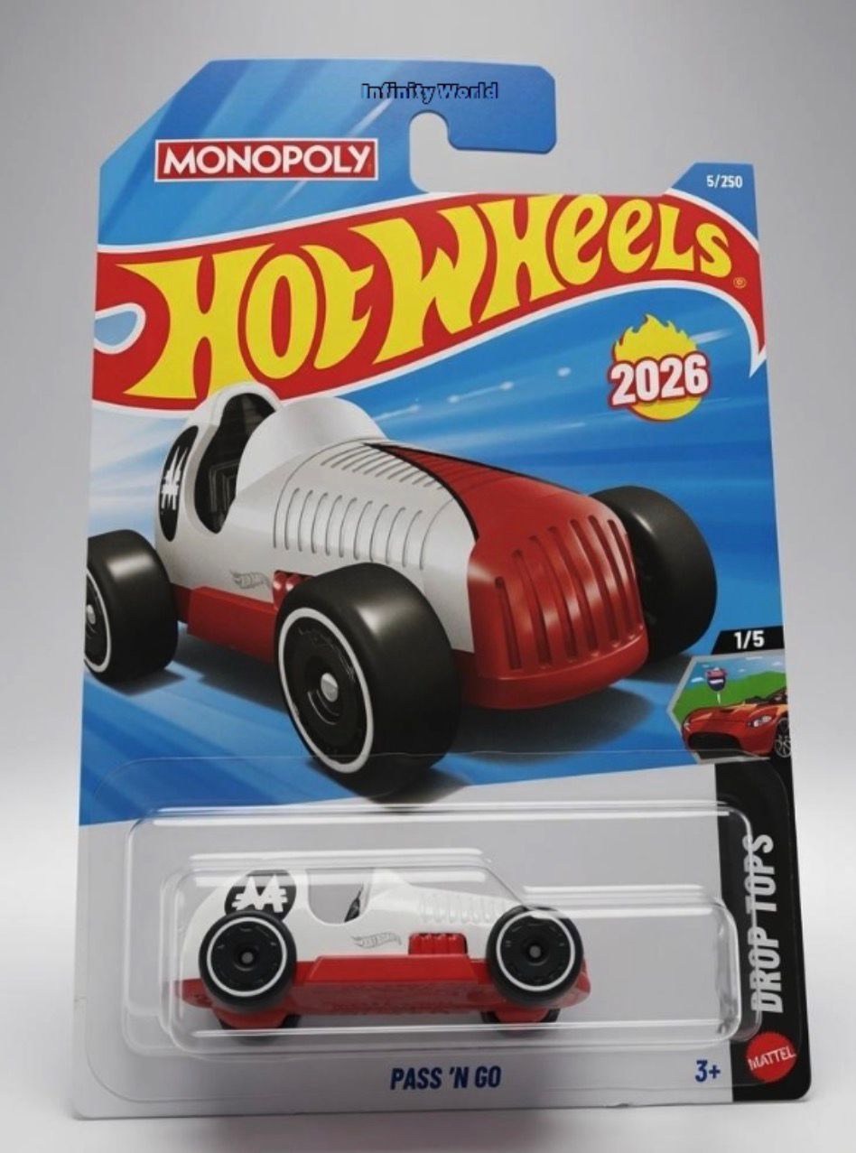 Hotwheels 2026 Pass'N Go Drop Tops