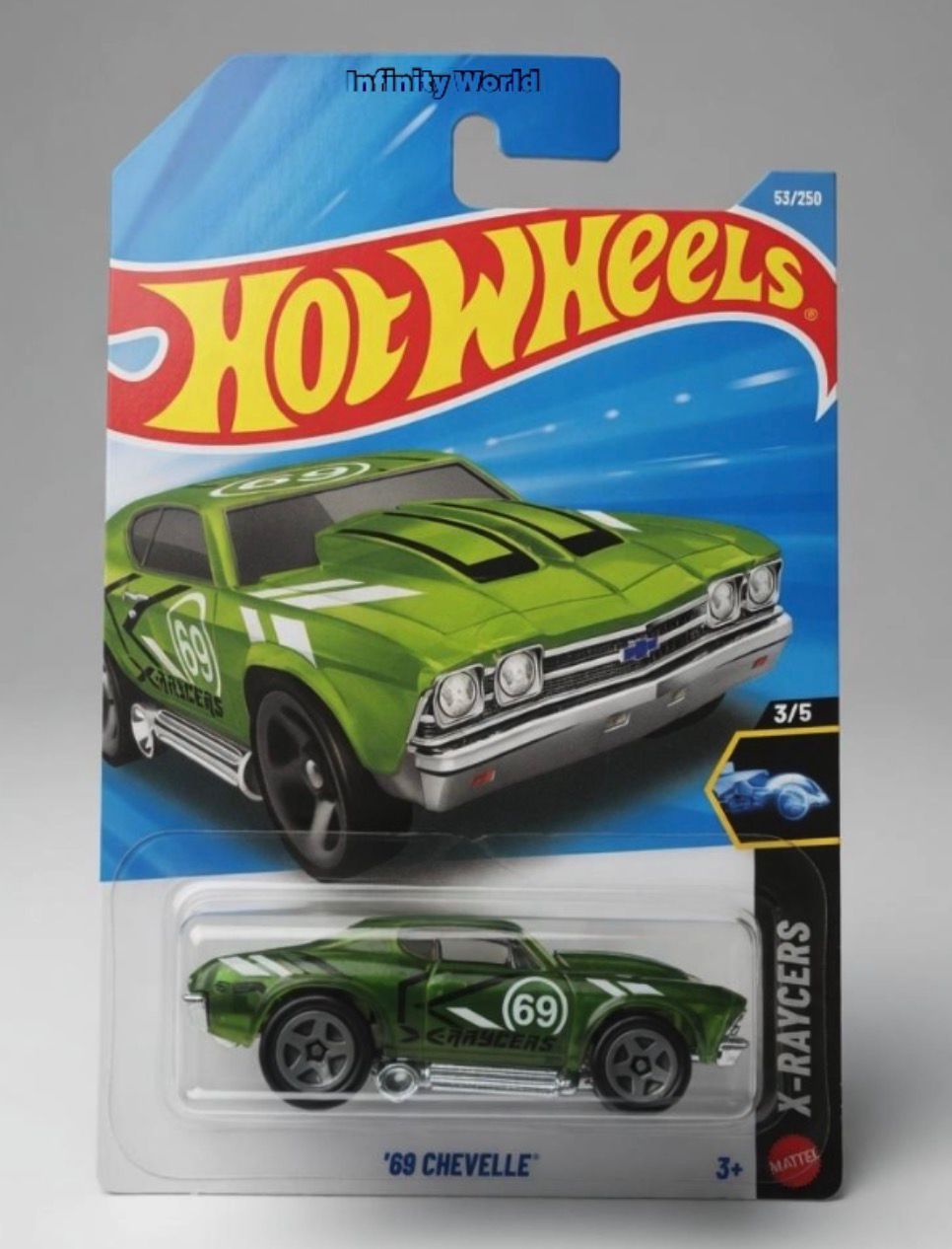 Hotwheels '69 Chevelle -Raycers
